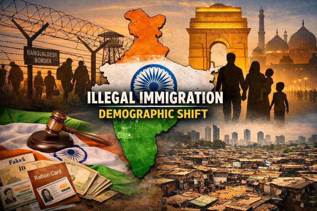 अवैध घुसपैठ और जनसंख्या असंतुलन देश के लिए खतरा